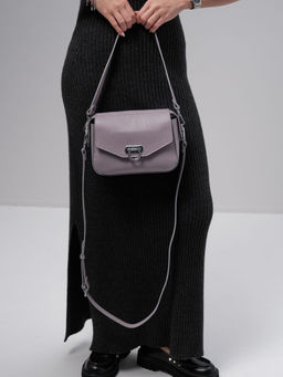 Сумка через плечо Azaro 3684 лиловая тень