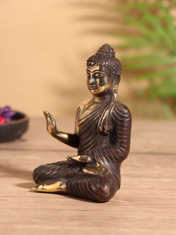 Сувенир «Будда», 7×5×10 см, бронза