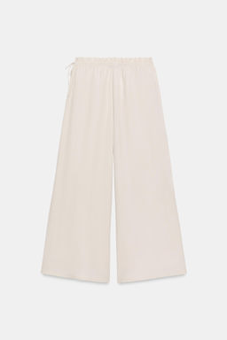 PANTAL?N PALAZZO LAZADA / Crudo medio - Zara фото 6