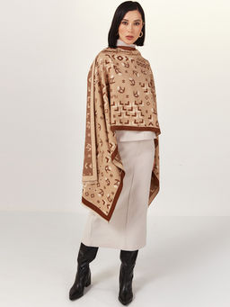 в составе ШЕРСТЬ  и КАШЕМИР Большой, мягкий, теплый  двусторонний палантин - Tantino фото 2