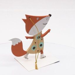 Елочные игрушки ручной работы - Лиса Фигуристка 310-2 - Idh фото 3