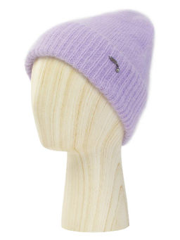 Шапка жен. пух норки+шелк+нейл ZZ-BR55502 lilac