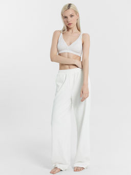 Бюстгальтер женский мягкий сумрачно-белый с листочками - Mark formelle фото 5