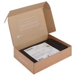 Простыня из сатина светло-коричневого цвета из коллекции Essential, 180х270 см