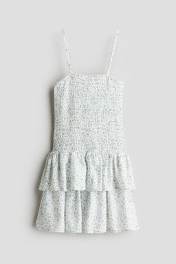 Vestido de tirantes con cuerpo nido de abeja - H&m фото 4