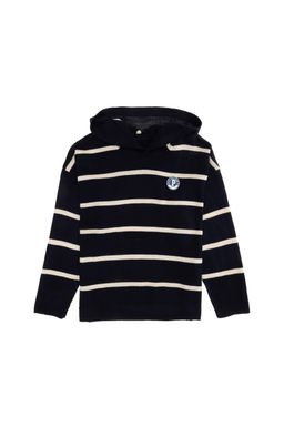 U. S. Polo Assn / Темно-синий трикотажный свитер с круглым вырезом для мальчика - U.s. polo assn фото 7