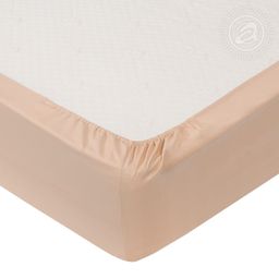 Простыня на резинке Персик 180*200/1 шт. - 180*200 DE LUXE Радуга-Актив с простынью на резинке - Артпостель фото 2