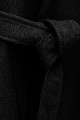 LONG WOOL BELTED COAT - Zara фото 8