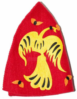 СОЮЗПАР шапка для бани Коллекция Народные промыслы (Хохлома)