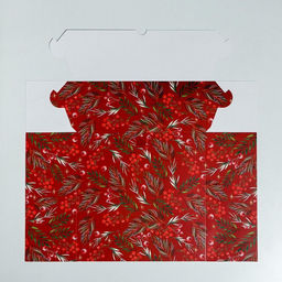 Цена за 5 шт. Коробка для капкейков «С Новым годом!» 25×25×10 см