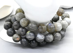 Браслет из Лабрадора шарик 13мм
