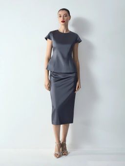 Юбка-карандаш миди, S947/pierre