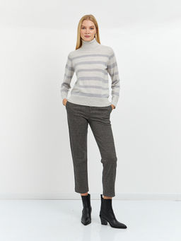 водолазка женская из шерсти в полоску - Glenfield фото 2