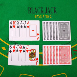 Карты игральные пластиковые 54 шт., 28 мкм, 6,5×9 см, чёрные