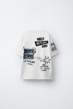 SKATE PRINT T-SHIRT - Zara фото 2