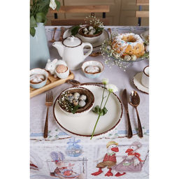 Скатерть Этель Пасхальные Тильды 180х147 см, 100% хл, саржа 190 гр/м2  фото 20