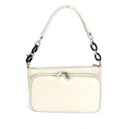 Сумка женская натуральная кожа RM-8011Е, 2отд, плечевой ремень, бежевый SALE 264374 - Adelia фото 6