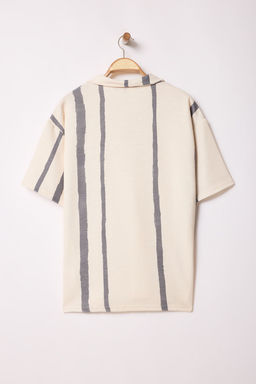 TRENDYOL MAN Limited Edition Tas Oversize/Genis Kesim Polo Yaka T-shirt TMNSS25PO00020 - Trendyolmilla фото 5