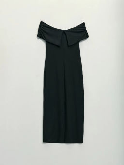 Платье миди с открытыми плечами / Zarina