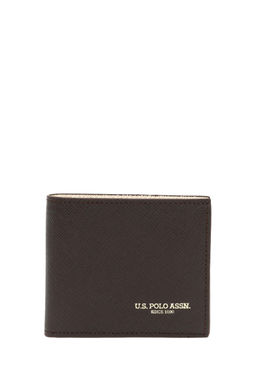 Мужской коричневый кошелек Неожиданная скидка в корзине