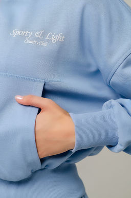 Арт. 2539/1 Костюм женский с брюками 42-48 (4 шт) Цвет:Голубой - Калинка фото 8