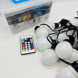 Гирлянда уличная Лампочка матовая с солнечной батареей (арт. A614-28) - Ип лебедев о.ю фото 4