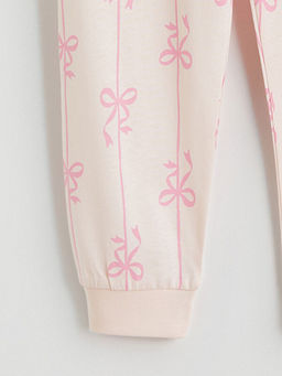 Beli Lastikli Desenli K?z ?ocuk Pijama Alt