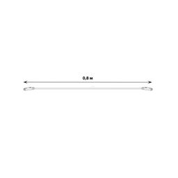 UCX-PP2/L10-080 WHITE 1 POLYBAG Провод для соединения светильников для растений ULI-P. 80 см, 2 контакта. Белый. ТМ Uniel