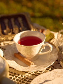 Чайная пара SL Home «Аманде», чашка 220 мл, блюдце 17×17×2 см, фарфор, белая