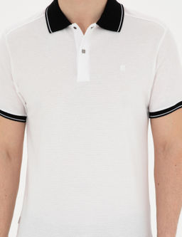 Beyaz Slim Fit Ti__rt