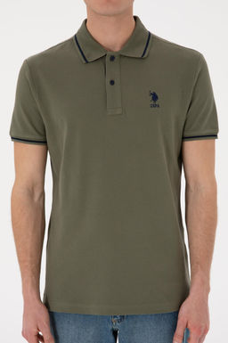 Erkek Koyu Haki Basic Ti__rt Sepette S_rpriz _ndirim - U.s. polo assn фото 7