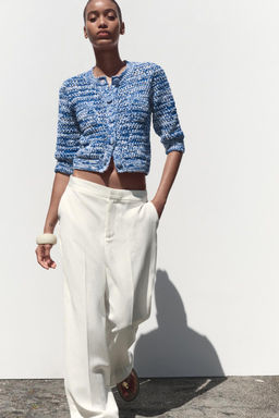 FRENCH SLEEVE KNIT CARDIGAN - Zara фото 3