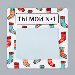 Магнит на холодильник с блоком для записей Ты мой №1, 12.7?12.7 см