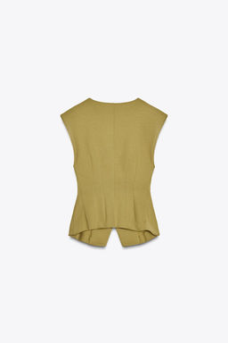 INTERLOCK SLEEVELESS TOP - Zara фото 12