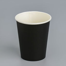 Цена за 50 шт. Стакан бумажный Черный 250 мл, диаметр 80 мм