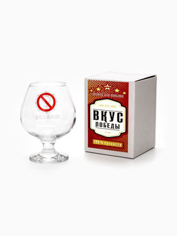 Бокал для коньяка с надписью Без баб!, 395 мл