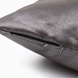 Декоративная подушка «Этель», 40×40 см, Дамаск PEWTER SOLID, 100% п/э