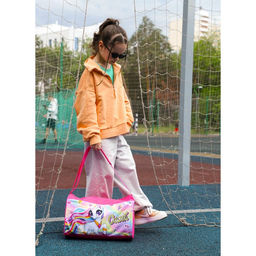 Сумка спортивная на молнии, наружный карман, цвет розовый - NAZAMOK KIDS фото 7