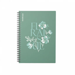 Цена за 2 шт. Тетрадь общая с пластиковой обложкой на спирали ErichKrause Floral Soul, А5, 80 листов, клетка