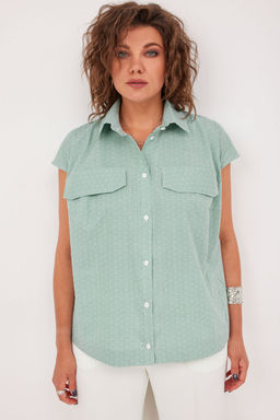 Блуза BegiModa 4125-Р шалфей