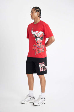 DeFactoFit Укороченные шорты стандартного кроя NBA Chicago Bulls
