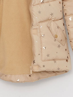 Kap??onlu Bask?l? K?z ?ocuk Mont - Waikiki фото 2