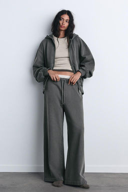 STRAIGHT-LEG PLUSH TROUSERS - Zara фото 2