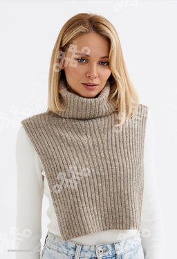 Воротник из 100% монгольской шерсти