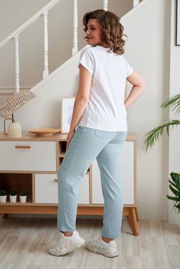 Брюки Rumoda 2023 серо-голубой  фото 2