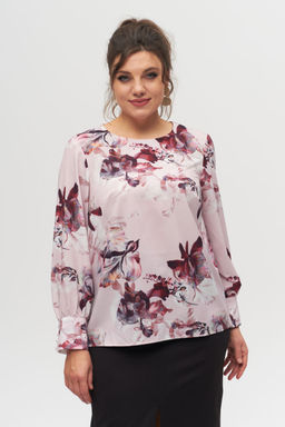 Блуза ANELLI 730 розовый ирис