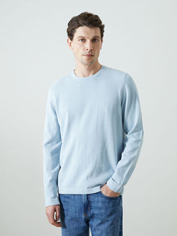 Bisiklet Yaka Erkek Triko Kazak