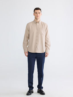 Regular Fit Gabardin Erkek G?mlek