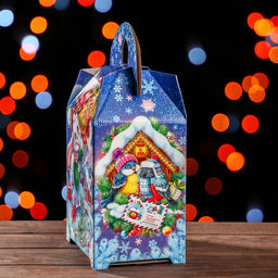 Цена за 5 шт. Подарочная коробка Ларец 18,5 х 14 х 36 см - Simaland фото 4