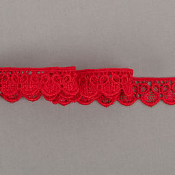 Гипюр Gamma 16 мм GGM-1601 в пакете 9 м 0.2 Турция GP006RE красный